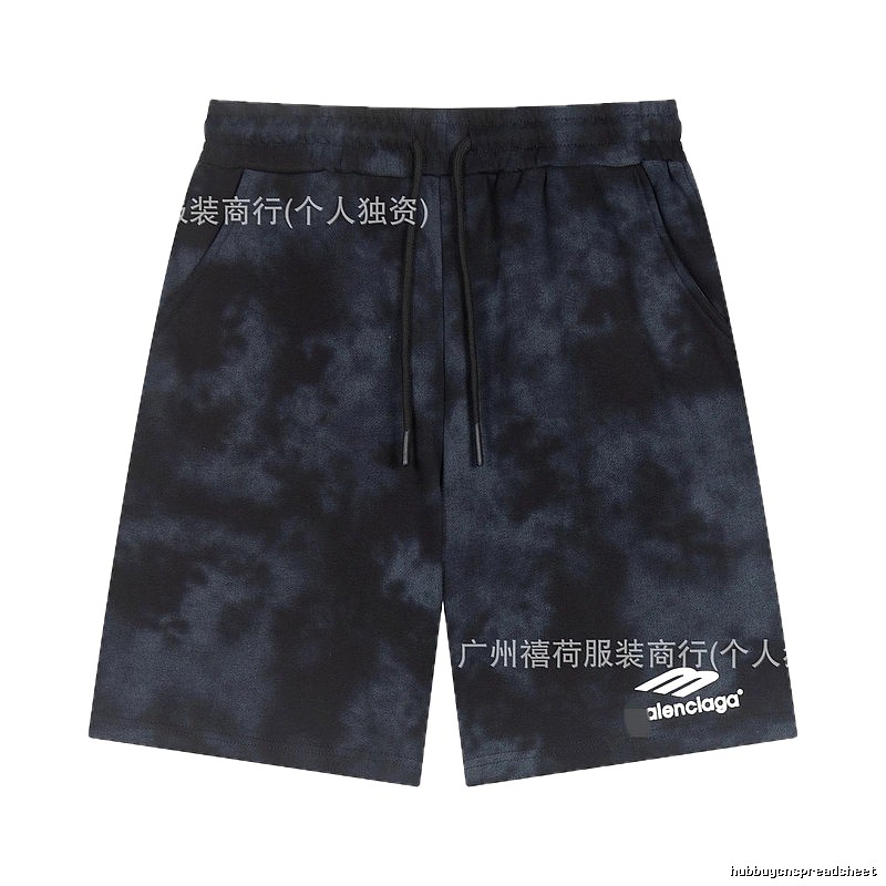 Balenciaga tie-dye style shorts