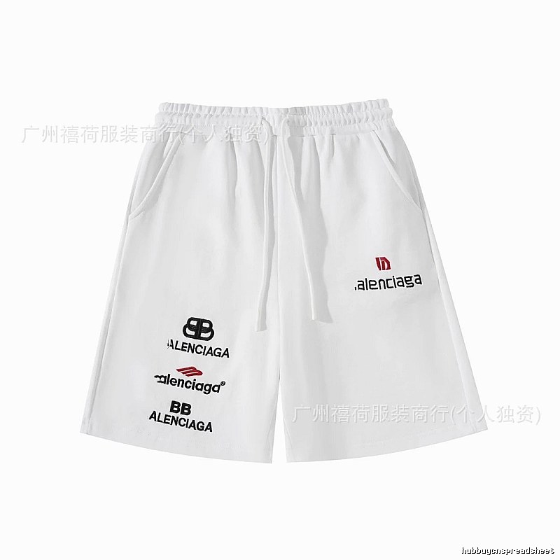 Balenciaga trendy white shorts