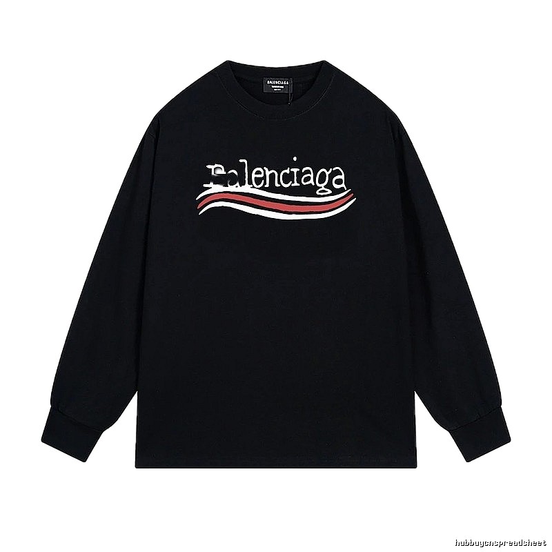 Balenciaga wavy black sweatshirt