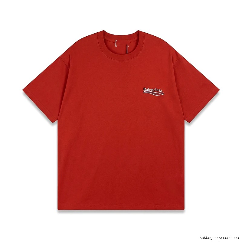 Balenciaga's simple-style red T-shirt