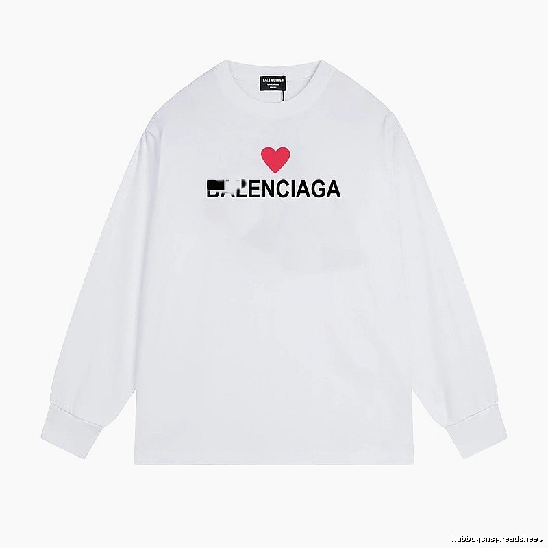 Balenciaga's simple white T-shirt with a heart design.