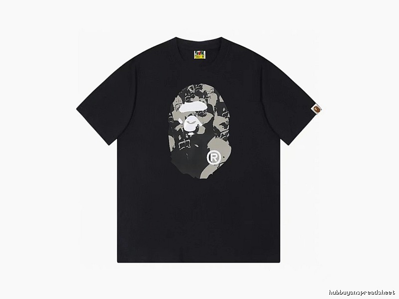 Bape Ape Head Camouflage Style Short-Sleeve Shirt