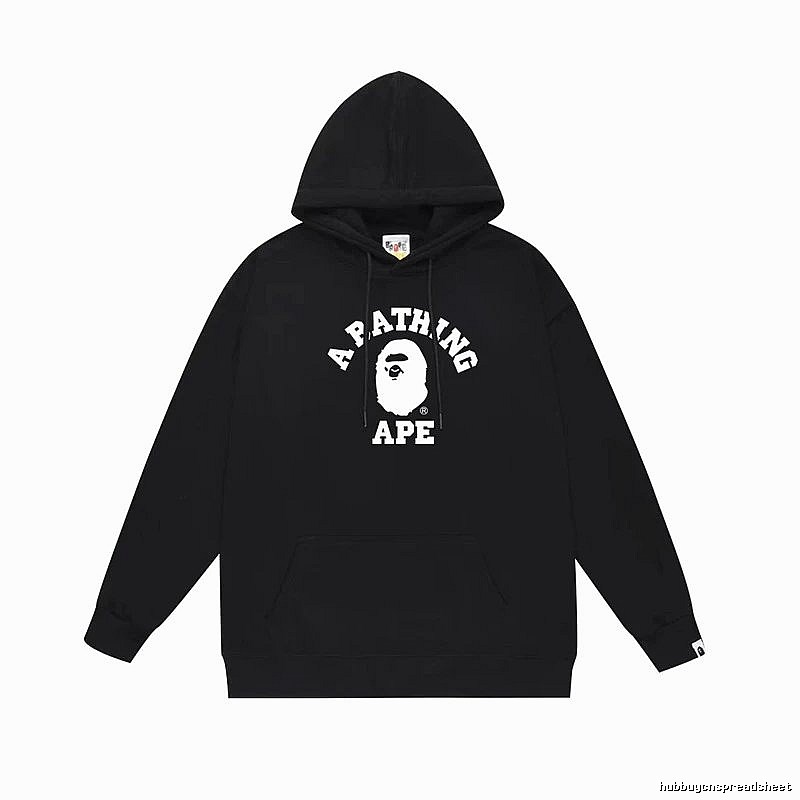 Bape Ape Head Simple Black Sweatshirt
