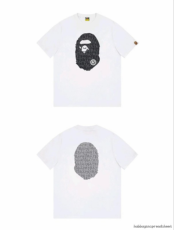 Bape Ape Head Simple White T-shirt