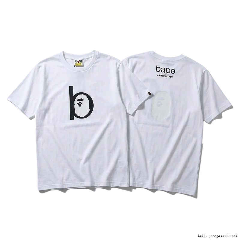 Bape Ape Head Simple White T-shirt