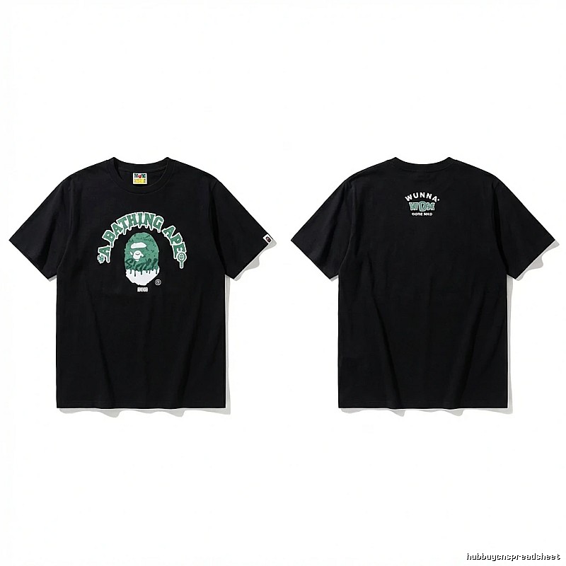 Bape Ape Head Trendy Black T-shirt
