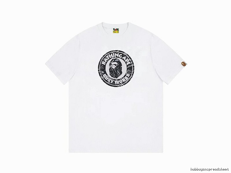 Bape classic retro style white T-shirt