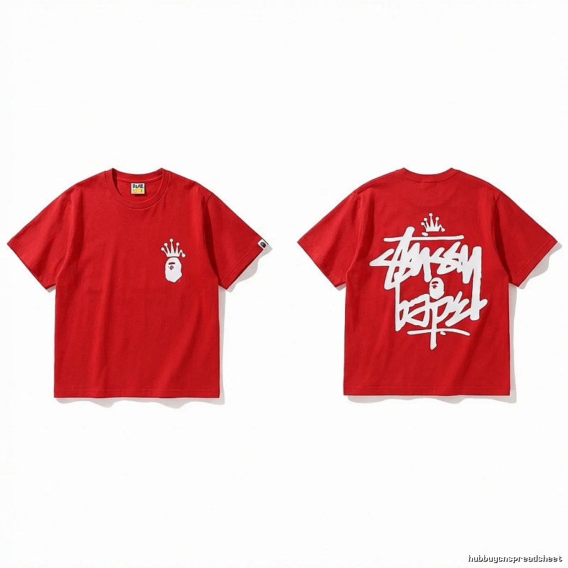 Bape Crown Graffiti Style T-shirt
