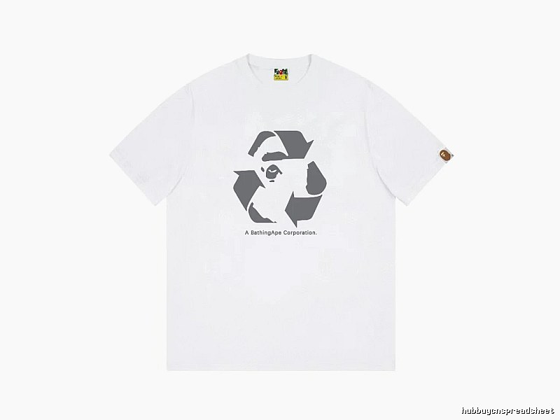 Bape Recycling Collection White T-shirt