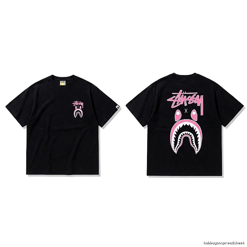 Bape Shark Co-branded Black T-shirt