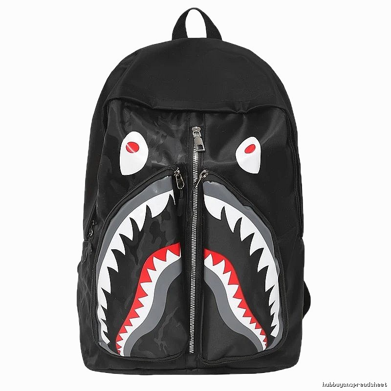 Bape Shark Series Black Backpack