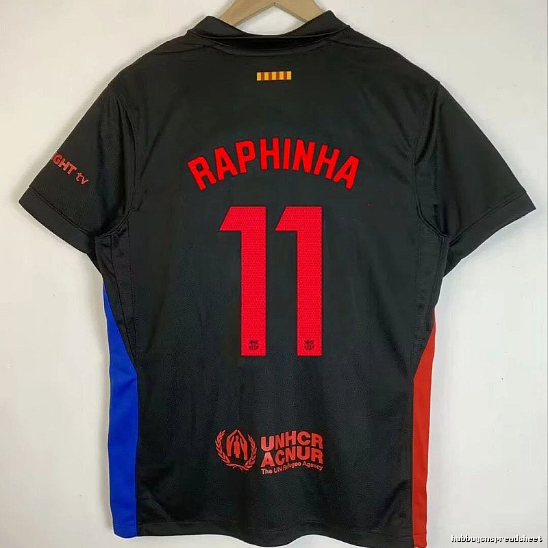 Barcelona Patterned Gavi #6 soccer jersey Blue Red Barcelona with Polished Detail
