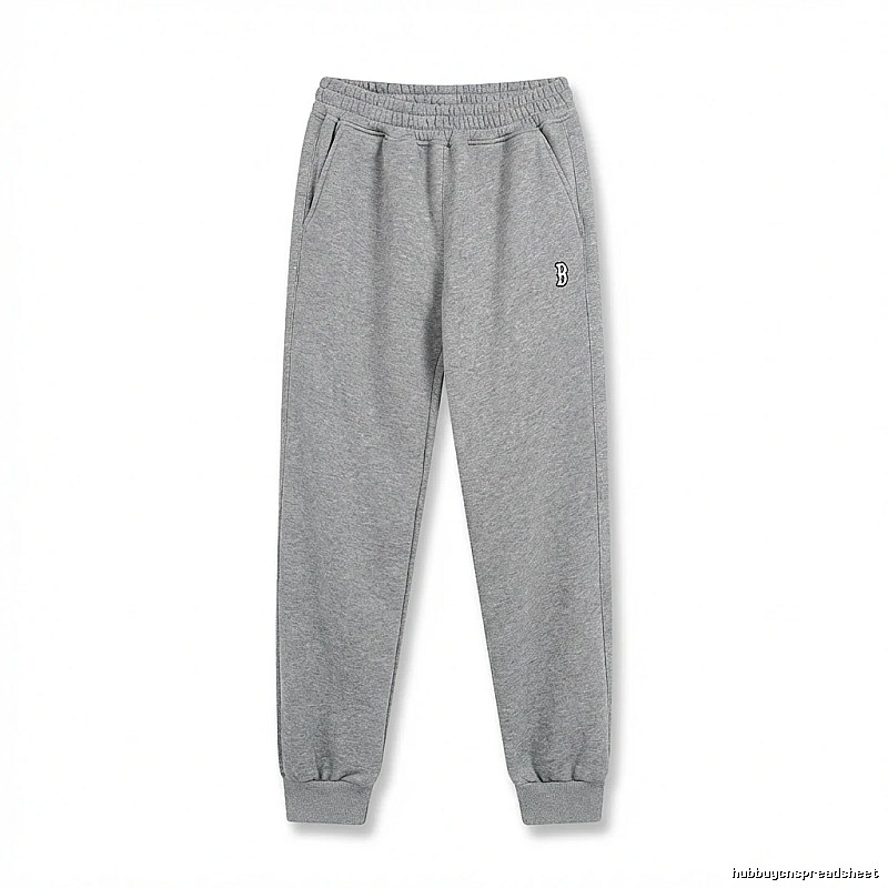 Basic style casual gray sweatpants of MLB