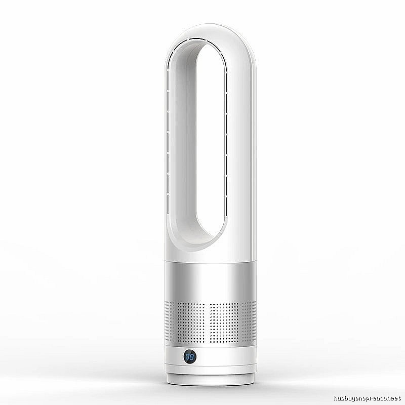 Bedside Airflow Bladeless Tower Fan 18-inch Single-cooling Version