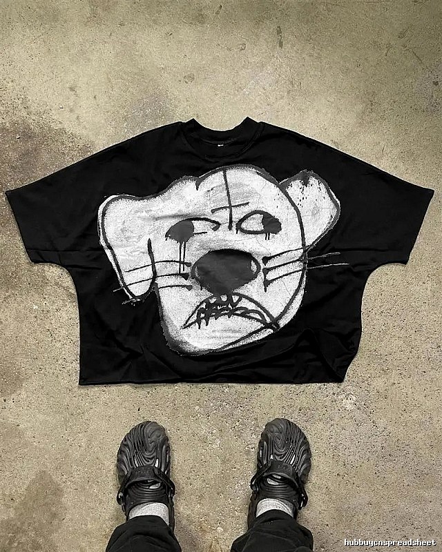 Billionaire Graffiti Style Black T-shirt