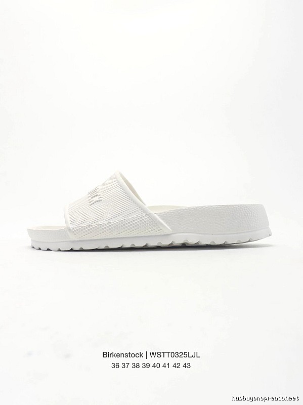 Birkenstock Minimalist Casual Style White Slide Sandals