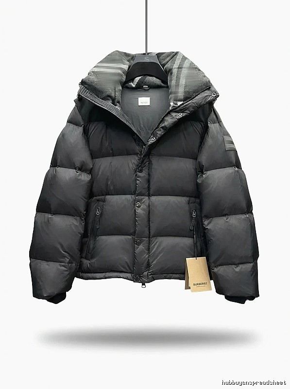 Black fashionable down jacket of Balenciaga