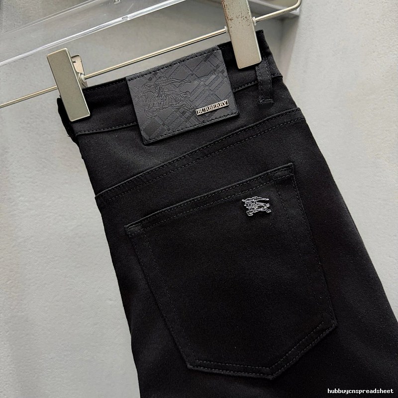 Burberry Logo Jeans - Tonal Knight Emblem And Branded Back Patch Style Edit