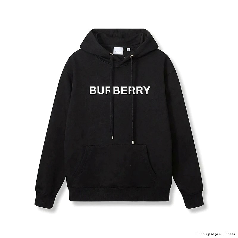 Burberry pixel-style black sweatshirt