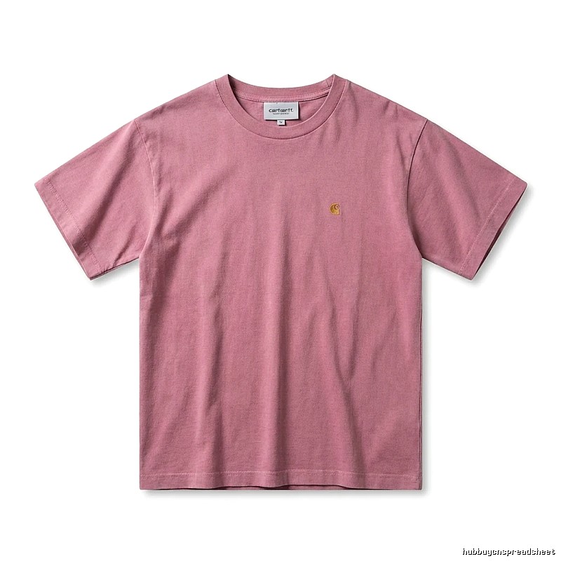 Carhartt basic simple style pink T-shirt