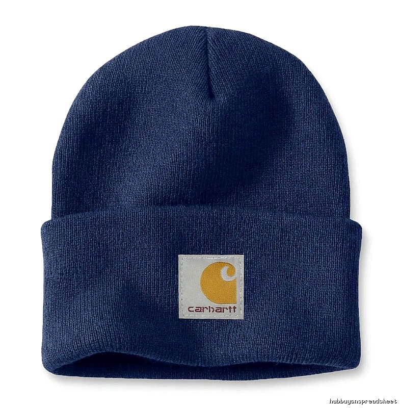Carhartt classic dark blue beanie