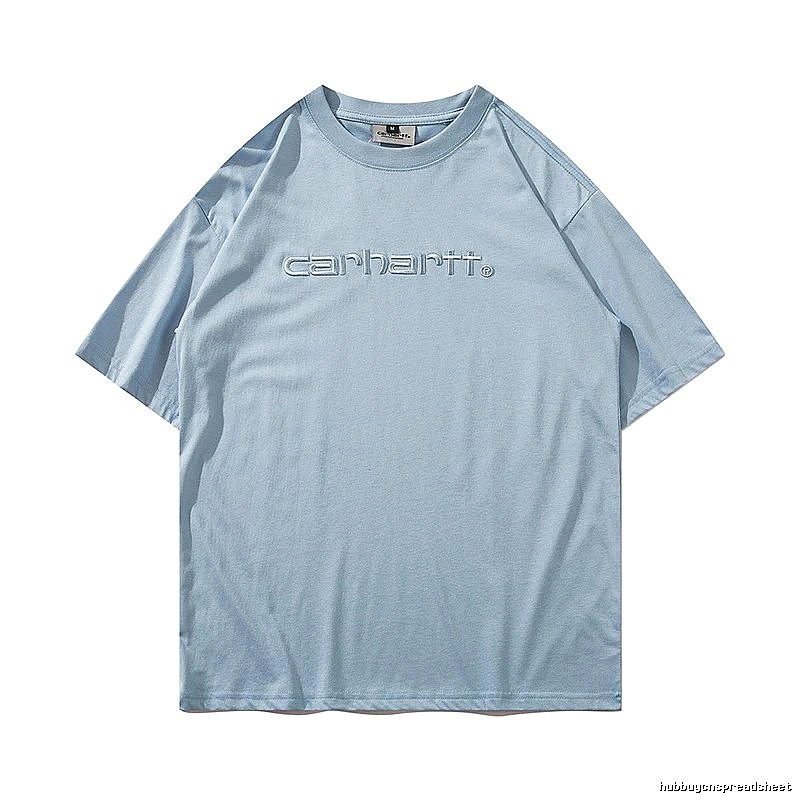 Carhartt Classic Logo T-shirt Light Blue Subtle for Daily Styling