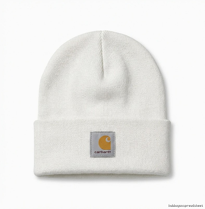 Carhartt classic simple style white hat