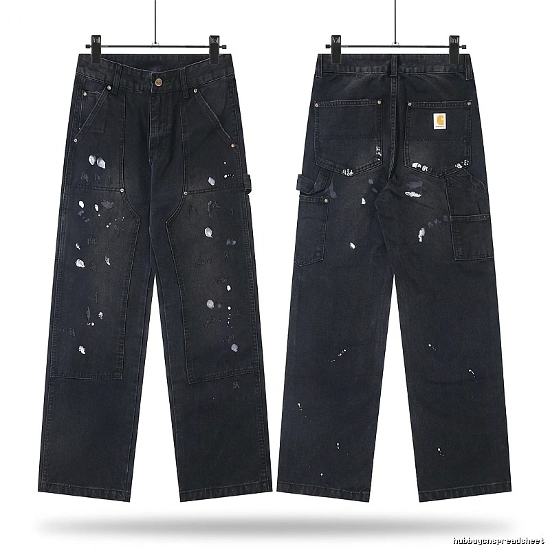 Carhartt workwear style black jeans