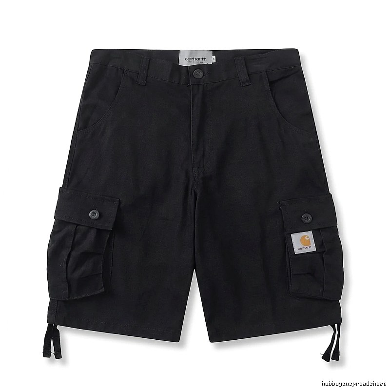 Carhartt workwear style black shorts