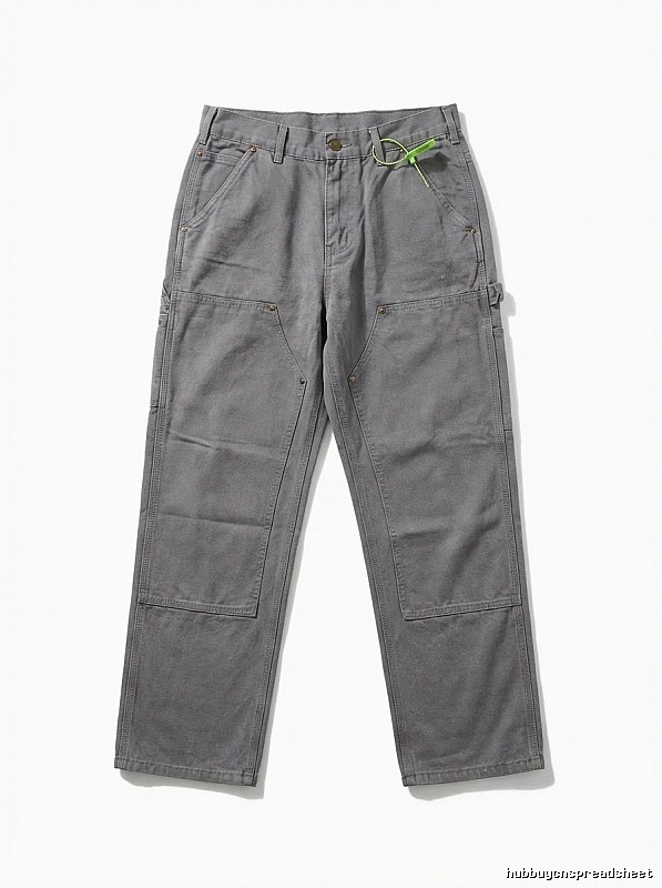 Carhartt workwear style cement gray long pants