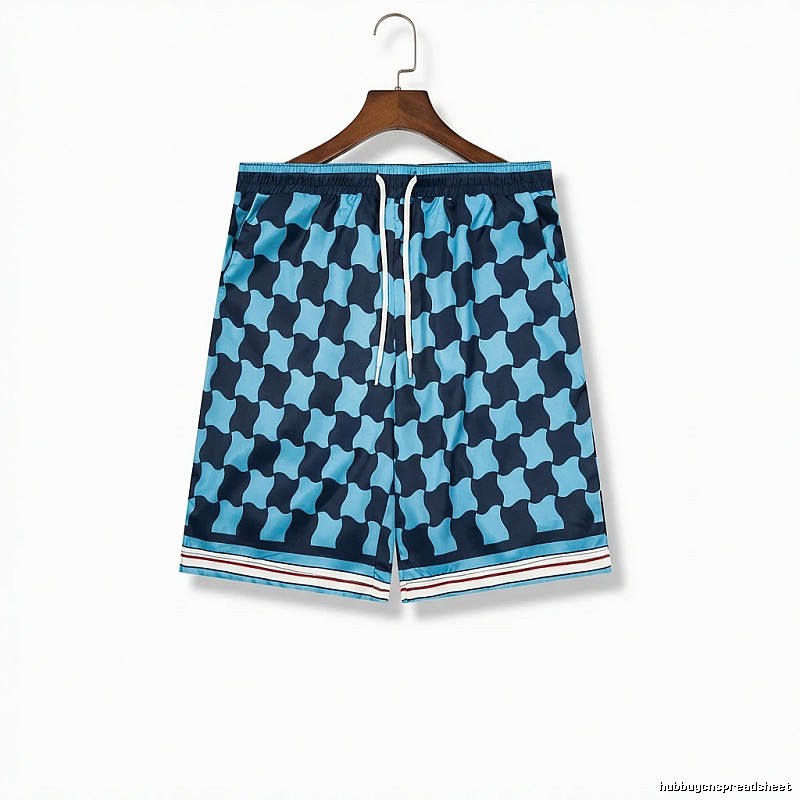 Casablanca checkerboard-style shorts