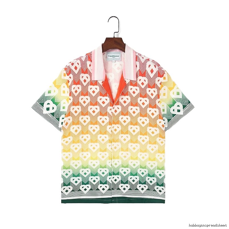 Casablanca Rainbow Gradient Style Shirt