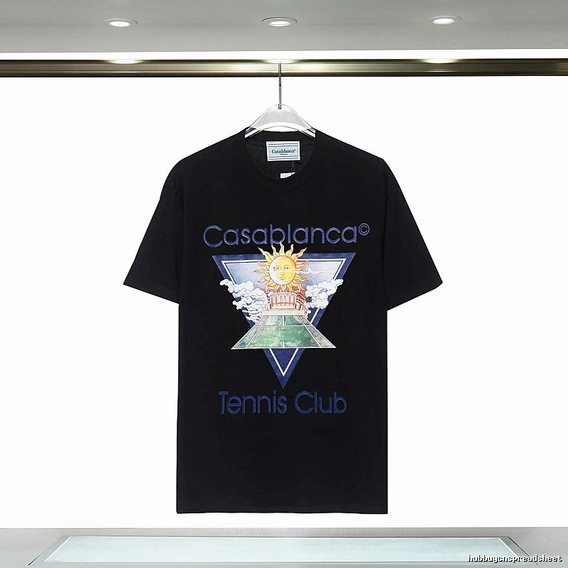 Casablanca retro style black T-shirt