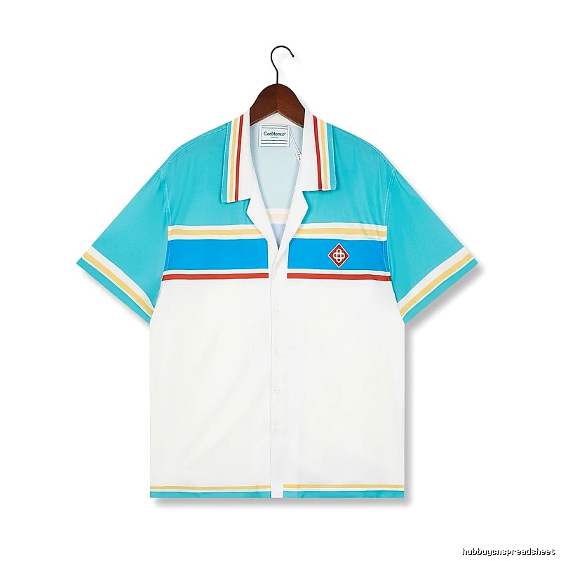 Casablanca striped retro-style shirt