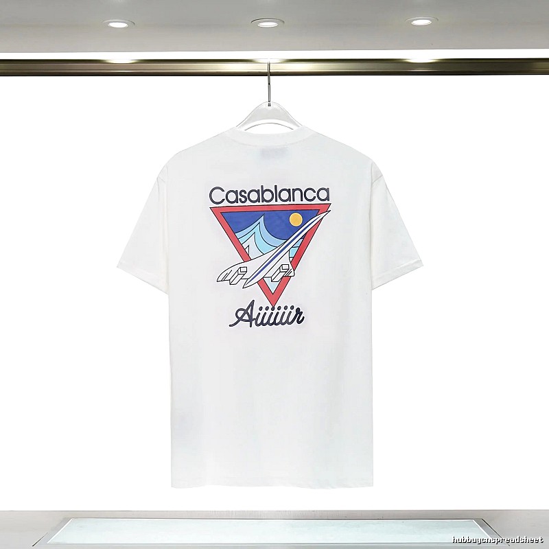 Casablanca Triangle Print White T-shirt