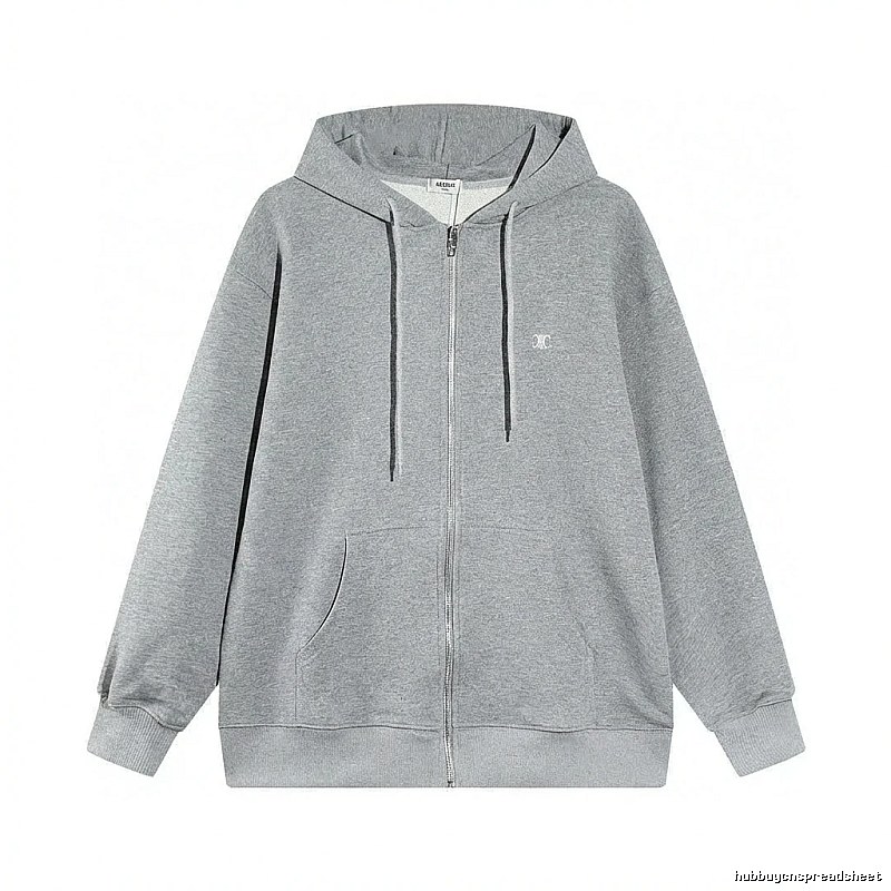 CELINE grey casual style hoodie