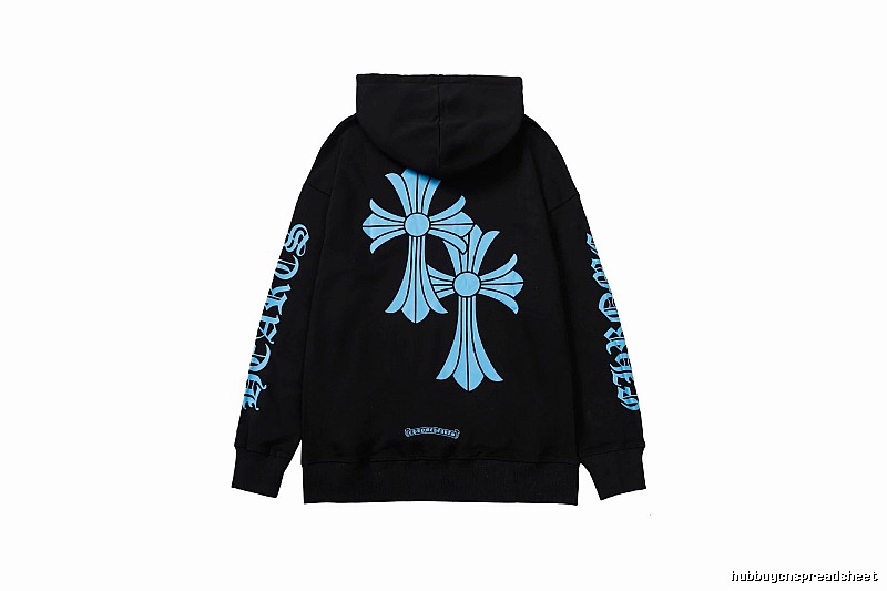 Chrome Hearts 2088-15 Black Cross Graphic Hoodie Daily Styling