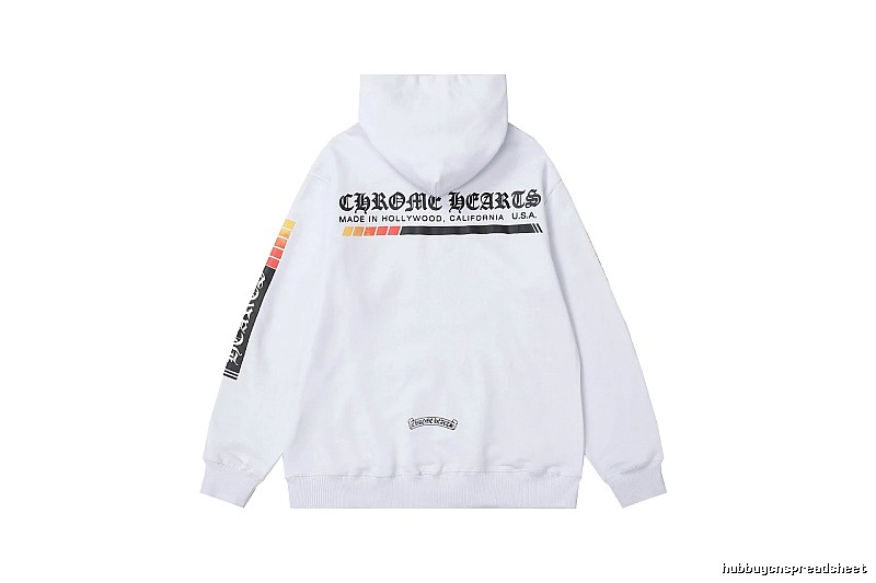 Chrome Hearts 2089-36 White Cross Graphic Hoodie Smart Casual