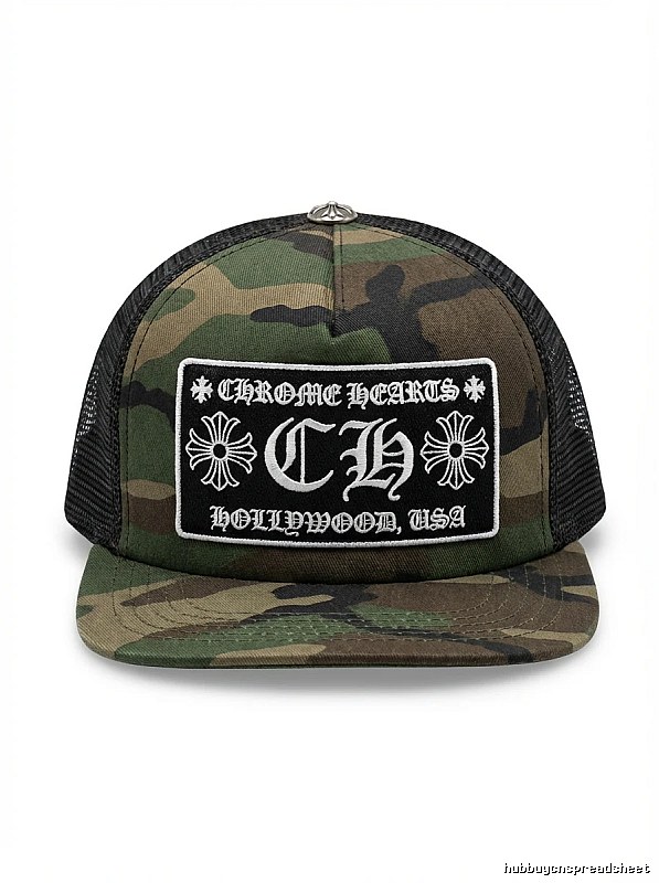 Chrome Hearts camouflage baseball cap