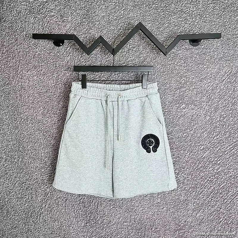 Chrome Hearts casual light gray shorts