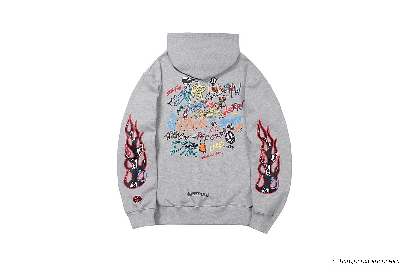Chrome Hearts Compact Cross graphic hoodie Black Blue Cross for Smart Casual Looks