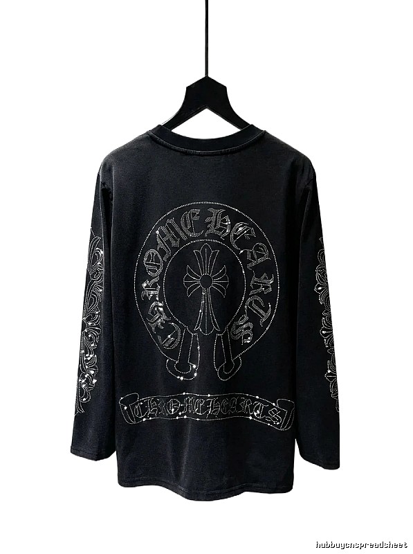 Chrome Hearts Cross Dark Style Black T-shirt