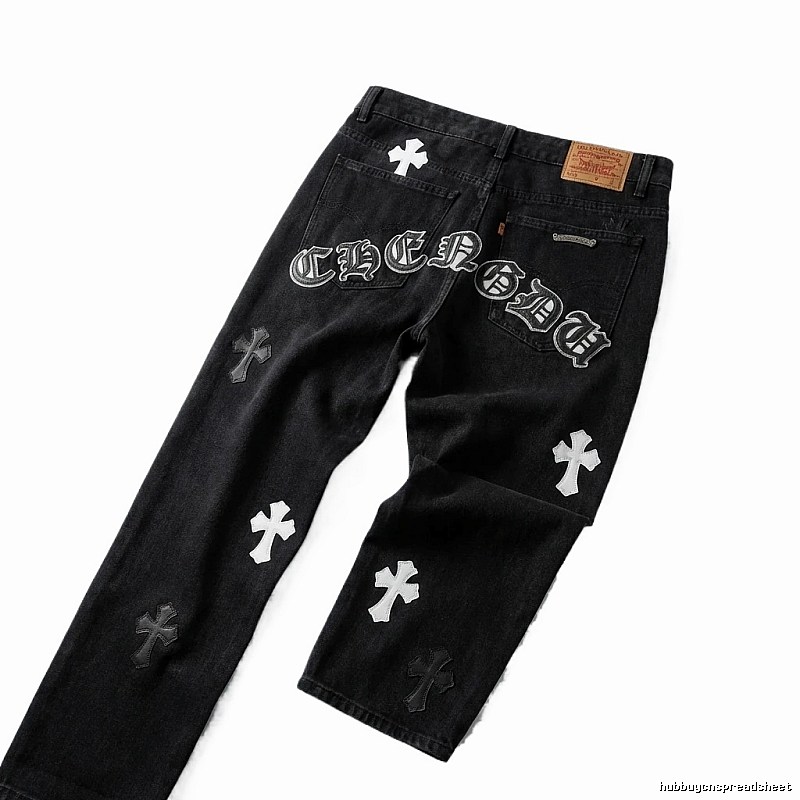 Chrome Hearts Cross Dark Style Jeans