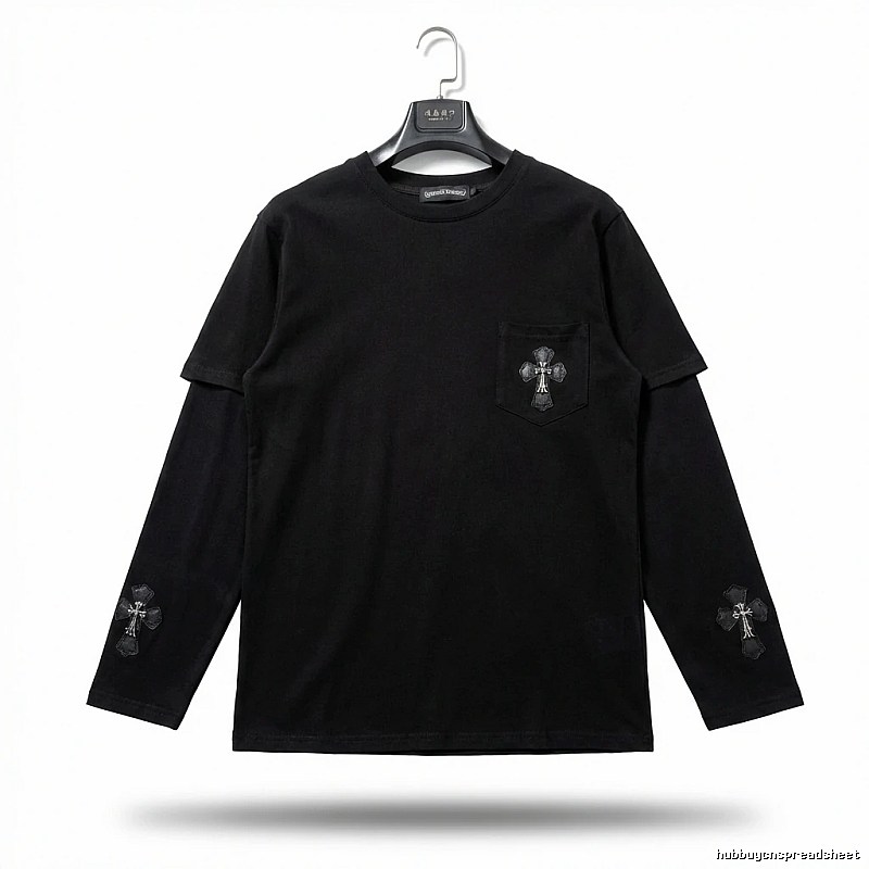 Chrome Hearts Cross Dark Style Top