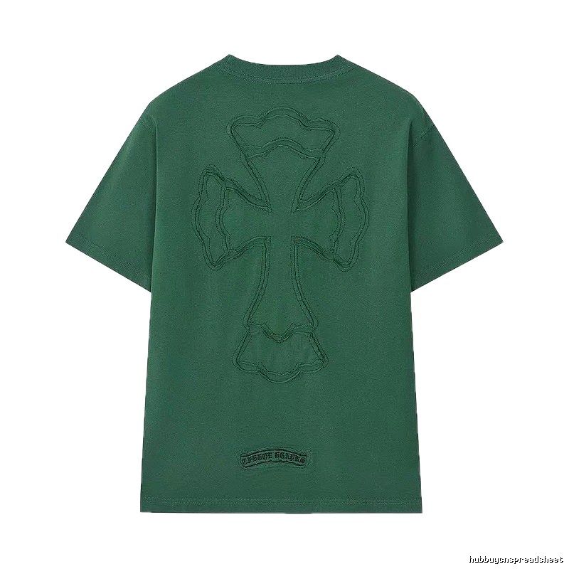 Chrome Hearts Cross High Street Style Green Short-sleeve T-shirt