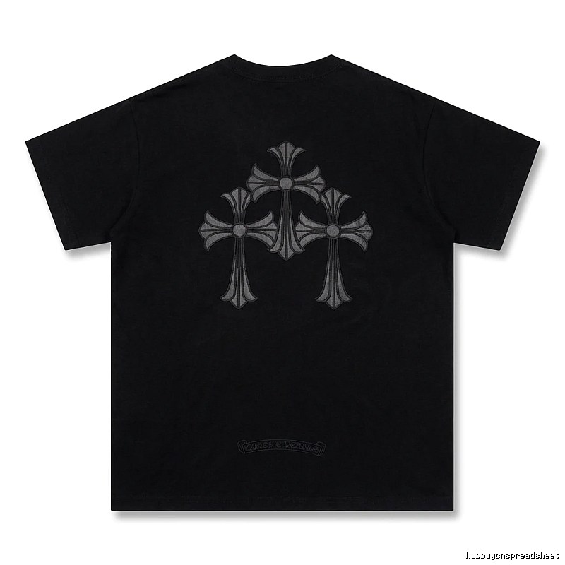 Chrome Hearts Cross Print Black T-shirt