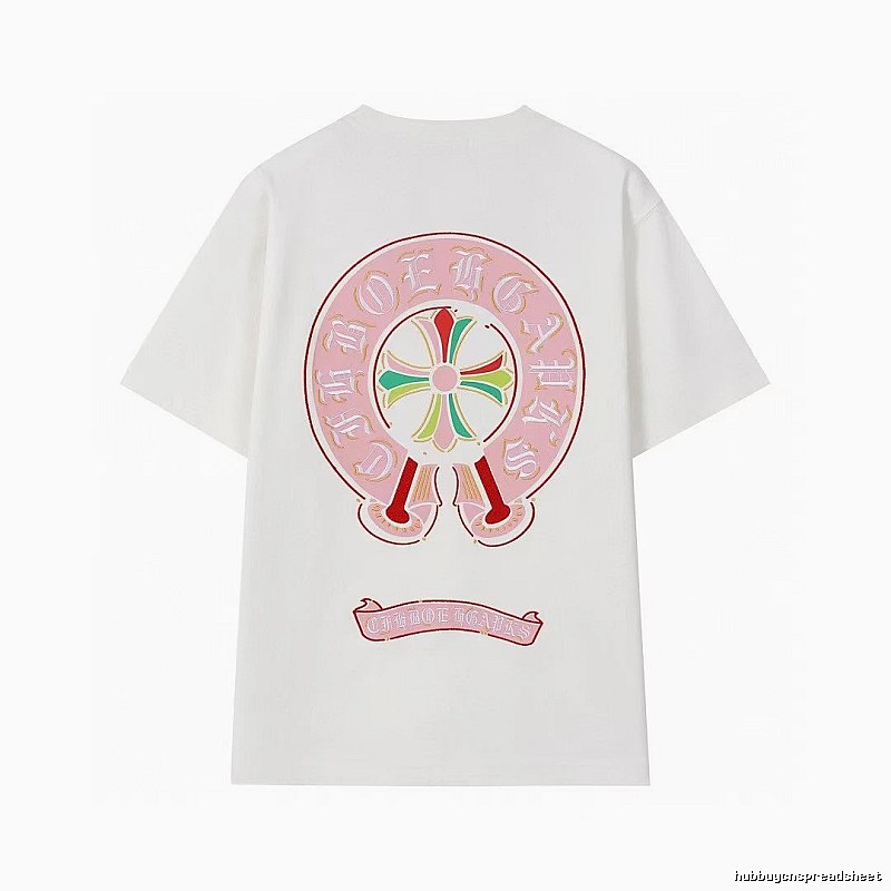 Chrome Hearts Cross Print Street Style Off-white T-Shirt