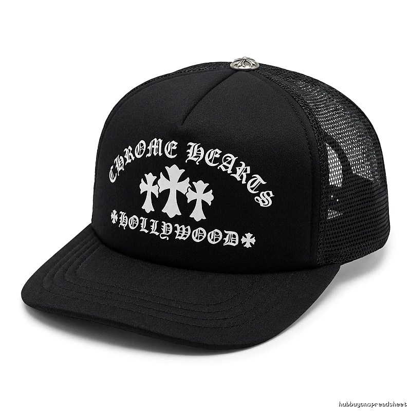 Chrome Hearts Cross Trendy brand Black Hat