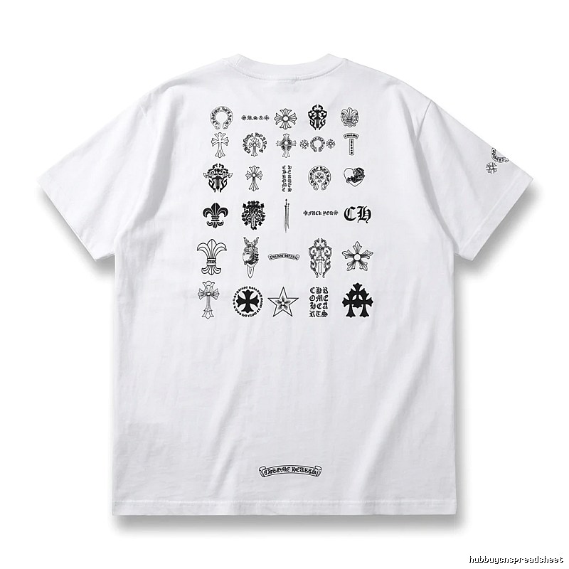 Chrome Hearts Dark Style White T-shirt
