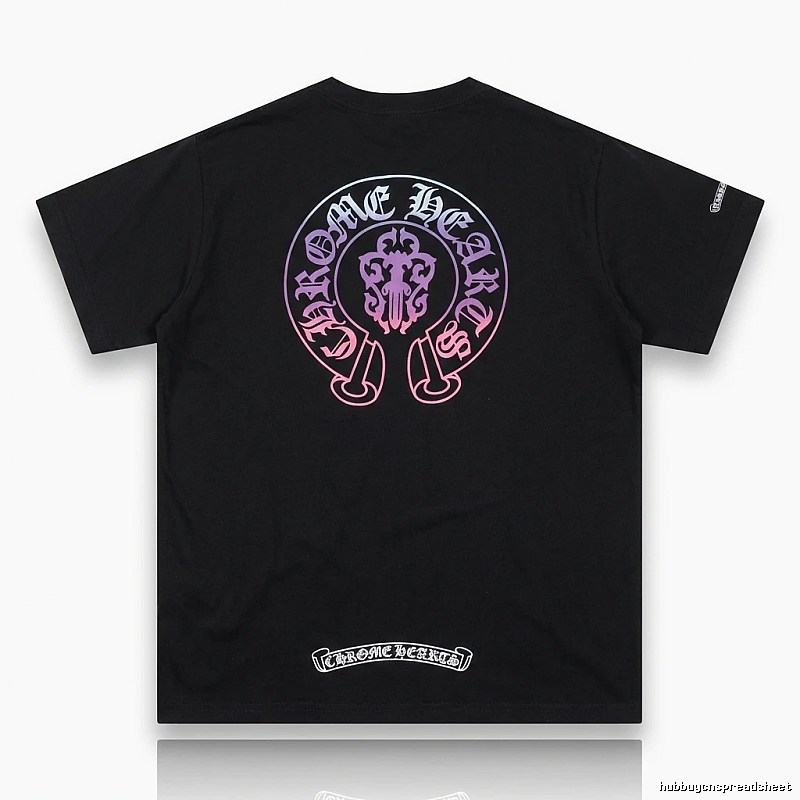 Chrome Hearts Dark Trendy Cool Black T-shirt